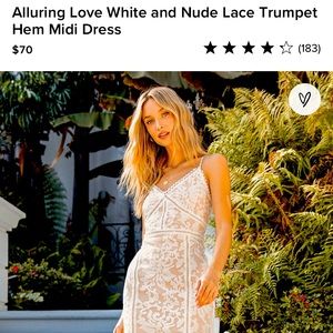 Lulu’s “Alluring Love” Lace Dress
